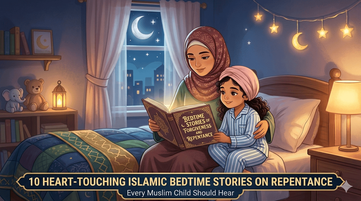 10 Heartwarming Islamic Bedtime Stories About Allah’s Mercy and Forgiveness for Kids
