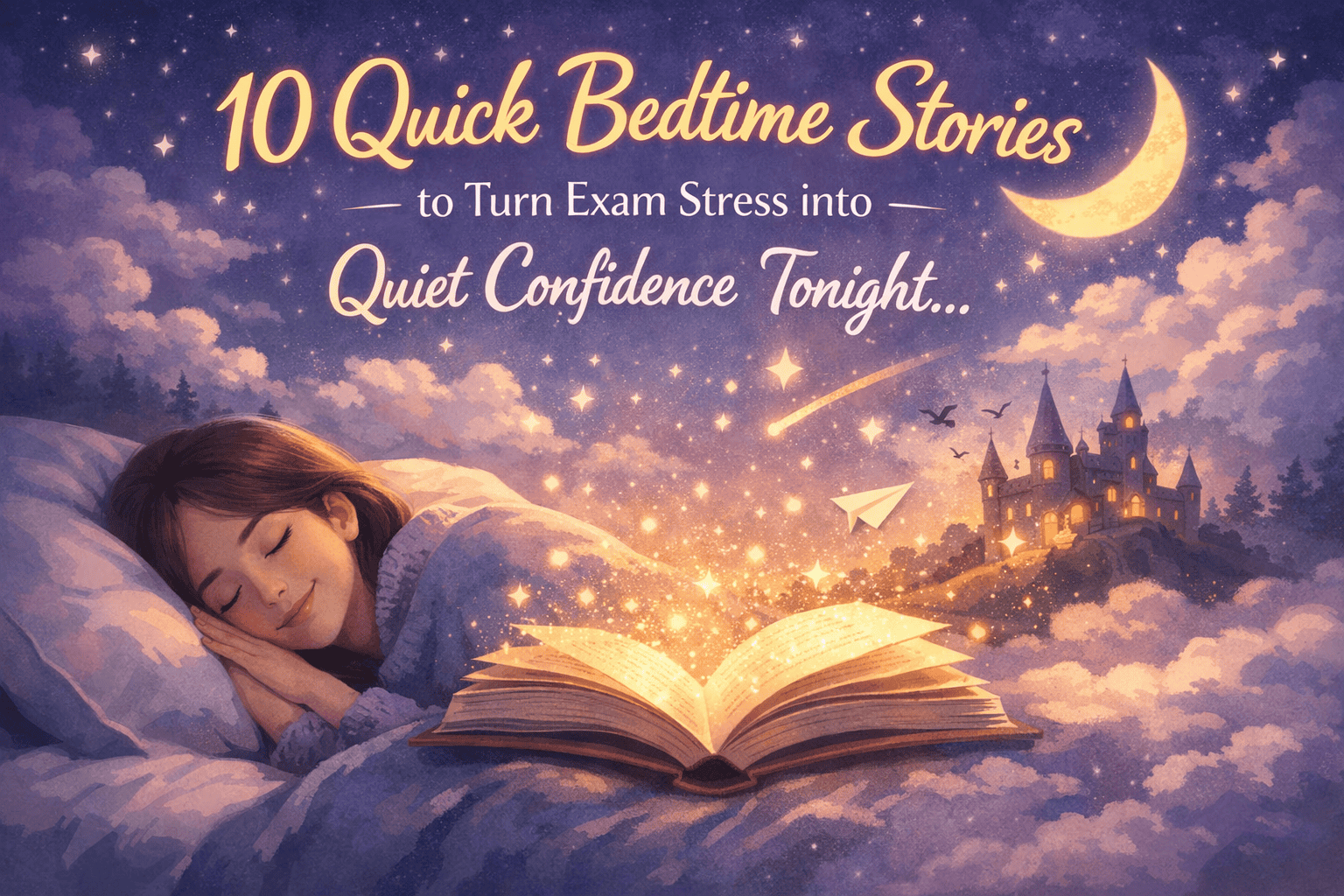 10 Quick Bedtime Stories to Turn Exam Stress into Quiet Confidence Tonight